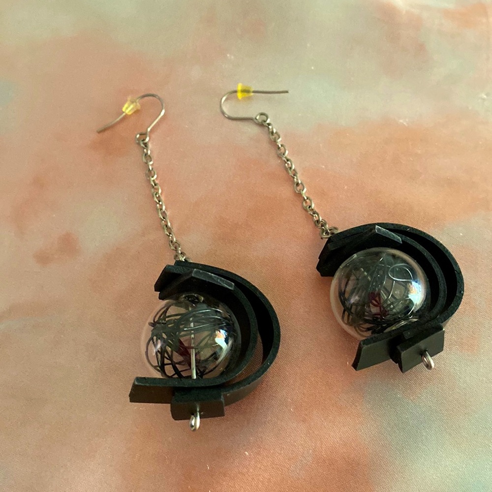 One of a kind hand crafted earrings